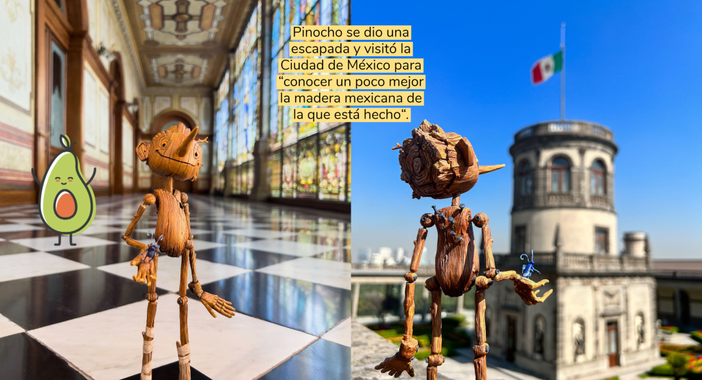 Pinocho recorre la Ciudad de México y cautiva a&nbsp;todos