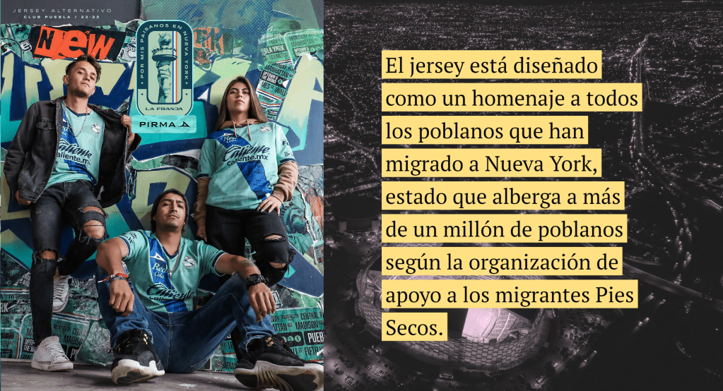 El Club Puebla rinde tributo a Nueva York en su nuevo&nbsp;uniforme