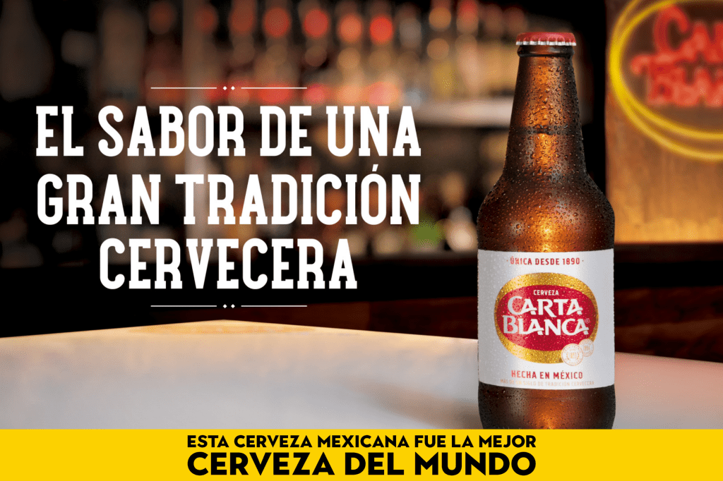 Carta Blanca, la mejor cerveza del&nbsp;mundo