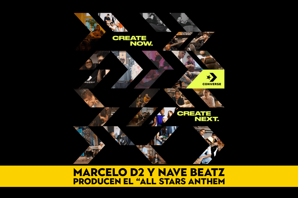 CONVERSE:  Marcelo D2 y Nave Beatz producen el “All Stars&nbsp;Anthem”.