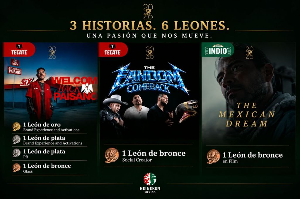 Las marcas mexicanas llevan la creatividad a lo más alto de Cannes Lions 2026