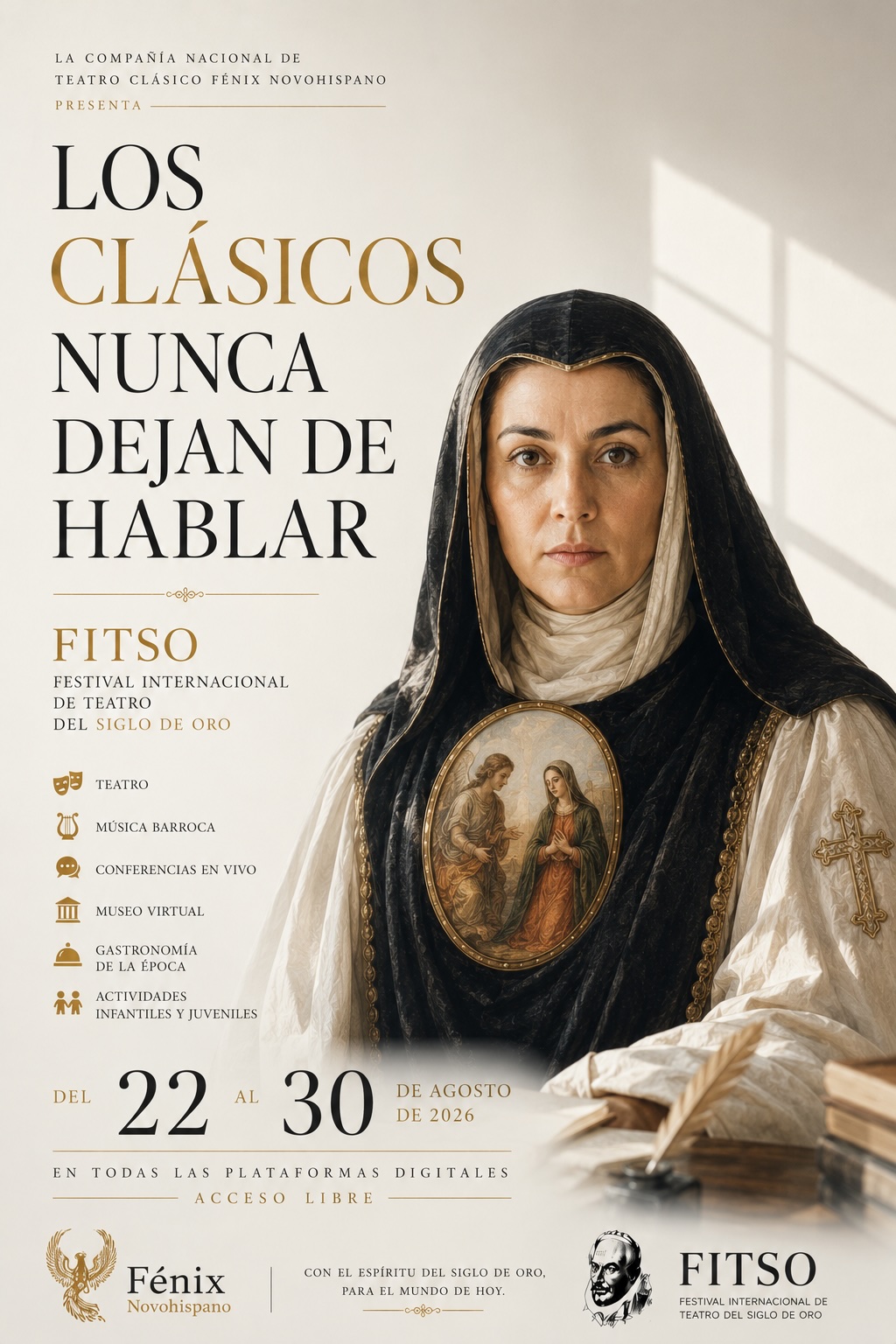 Del 22 al 30 de agosto se realizará el Festival Internacional de Teatro del Siglo de Oro (FITSO), una invitación para descubrir que las grandes preguntas de la humanidad aún encuentran respuesta en los clásicos